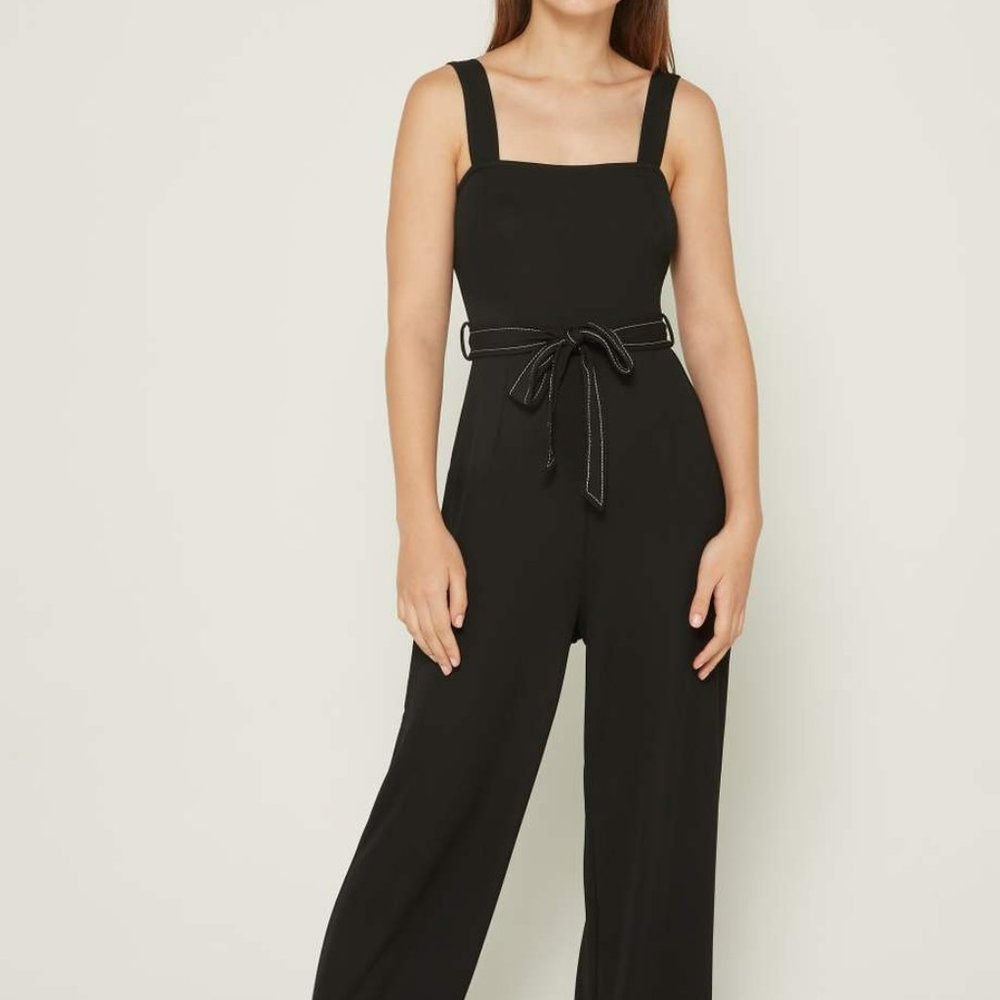 Moda International Black Jumpsuit sz 2
